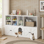 IRONCK Cat Litter Box Enclosure for 2 Cats