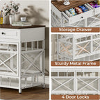 IRONCK 44 inch Large Dog Crate Furniture