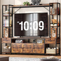 IRONCK 85 Inch Entertainment Center with Storage and Power Outlet