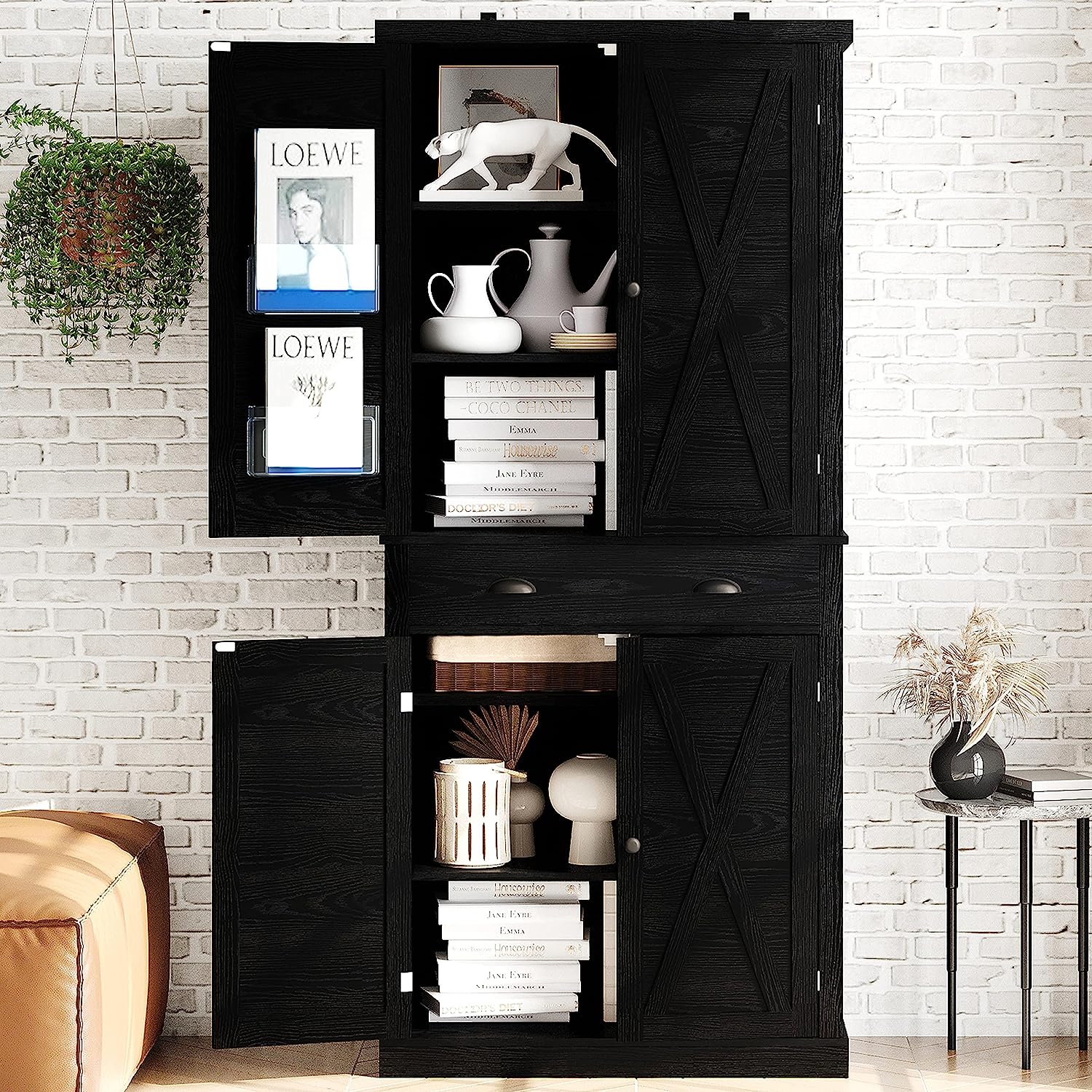Kitchen Pantry Storage Cabinet
