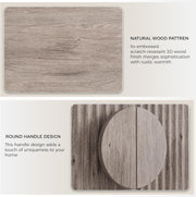 IRONCK Badezimmerschrank mit Tür, kleiner Aufbewahrungsschrank mit verstellbaren Einlegeböden 