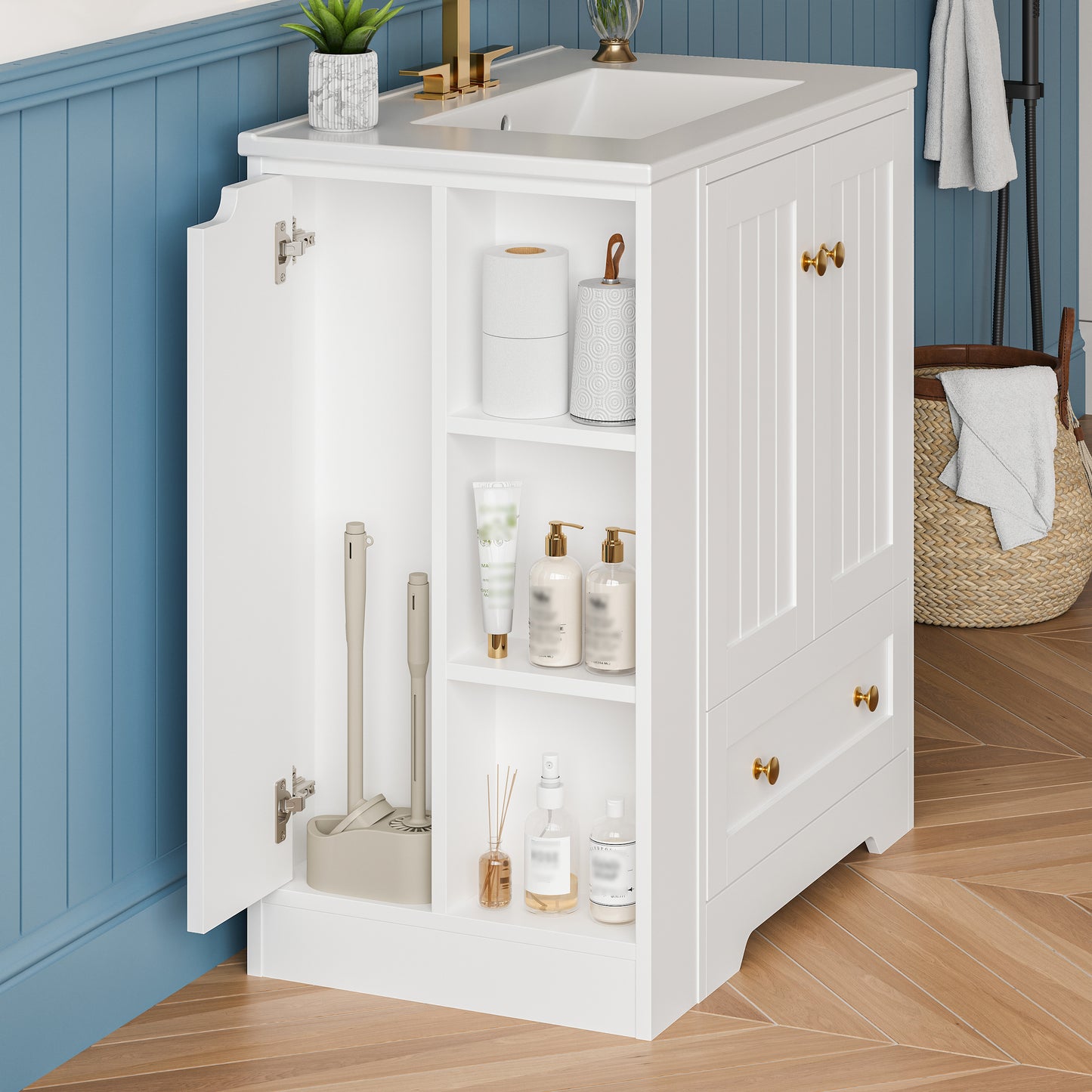 IRONCK 30" Bathroom Vanity with Sink