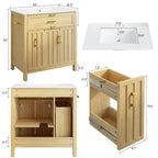 IRONCK 30" Bathroom Vanity with Sink