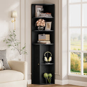 IRONCK 71 " Tall Corner Bookshelf