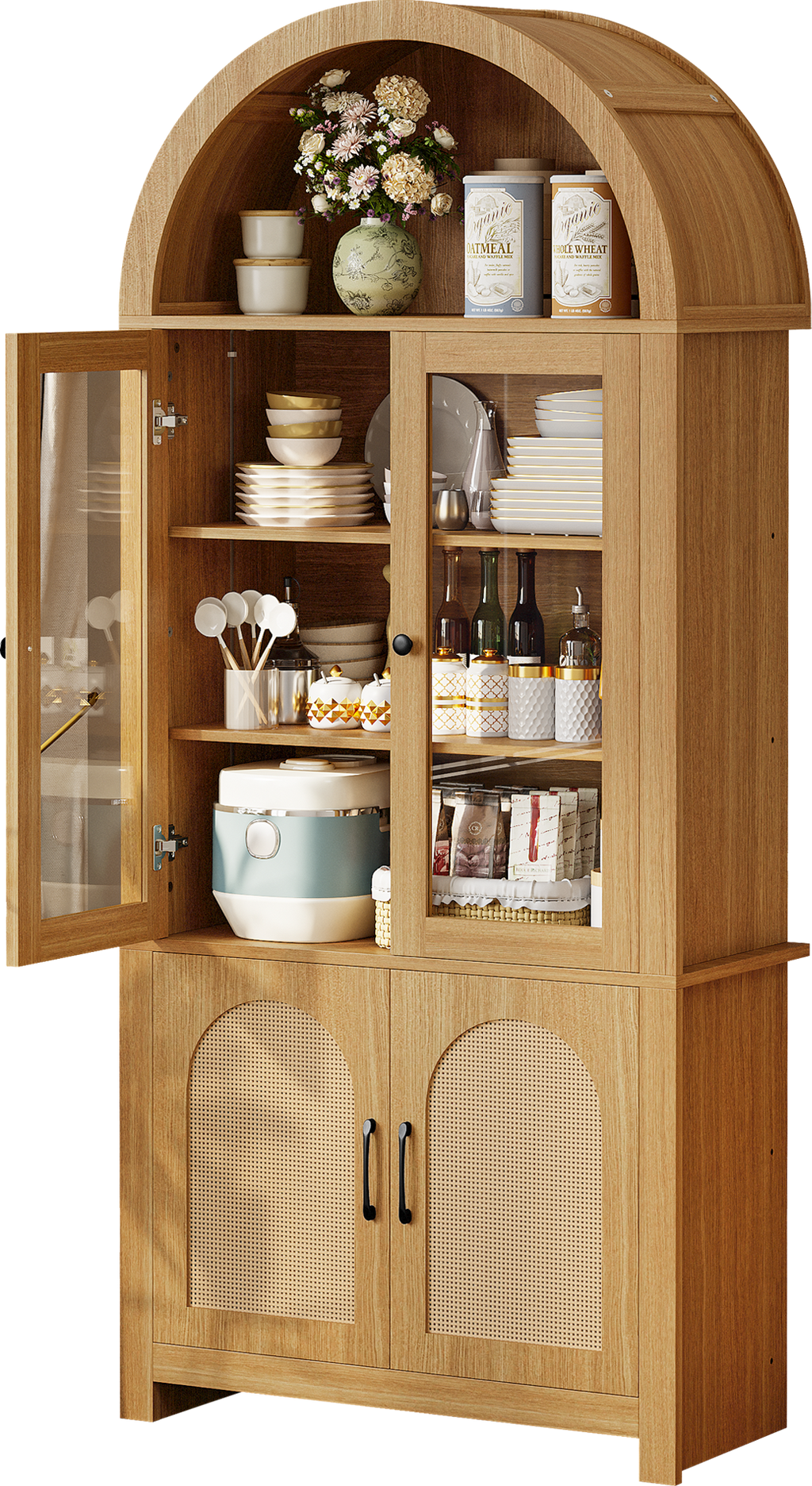 IRONCK Arched Pantry Cabinet