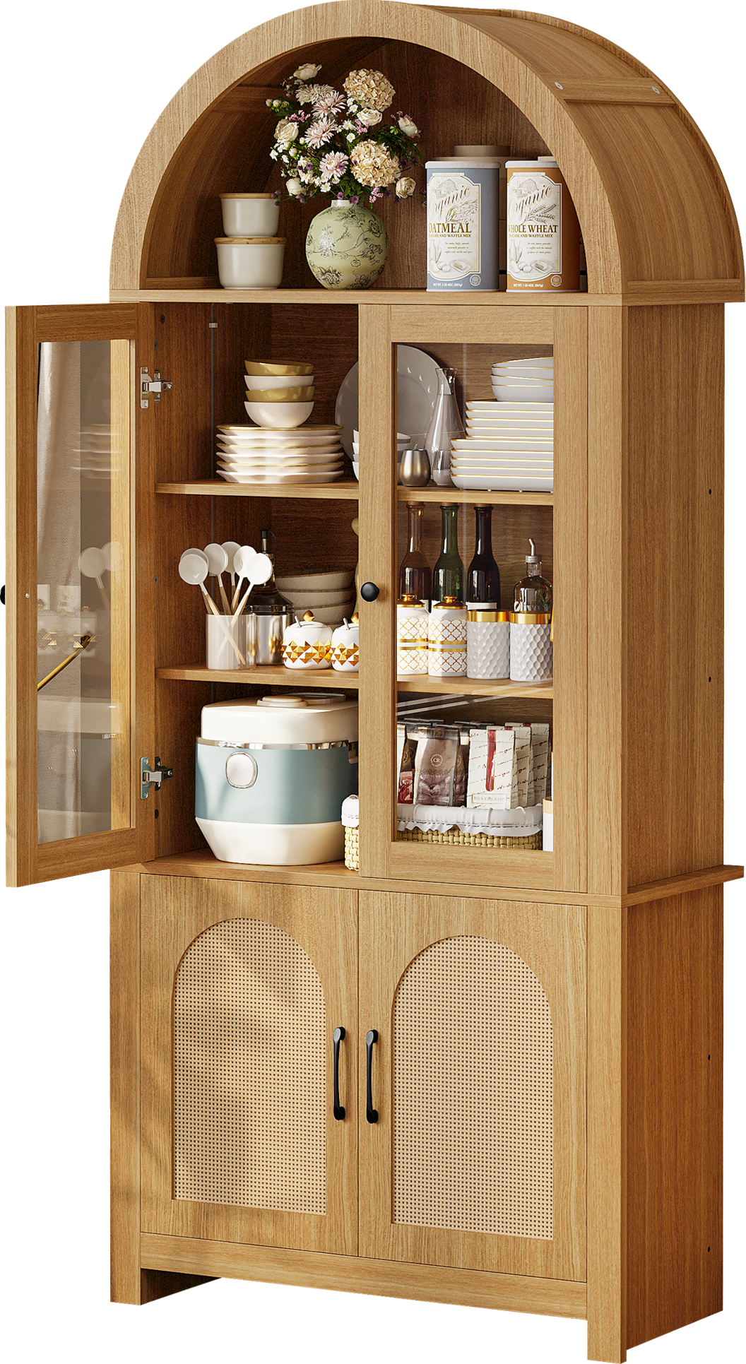 IRONCK Arched Pantry Cabinet
