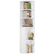 IRONCK 71 " Tall Corner Bookshelf