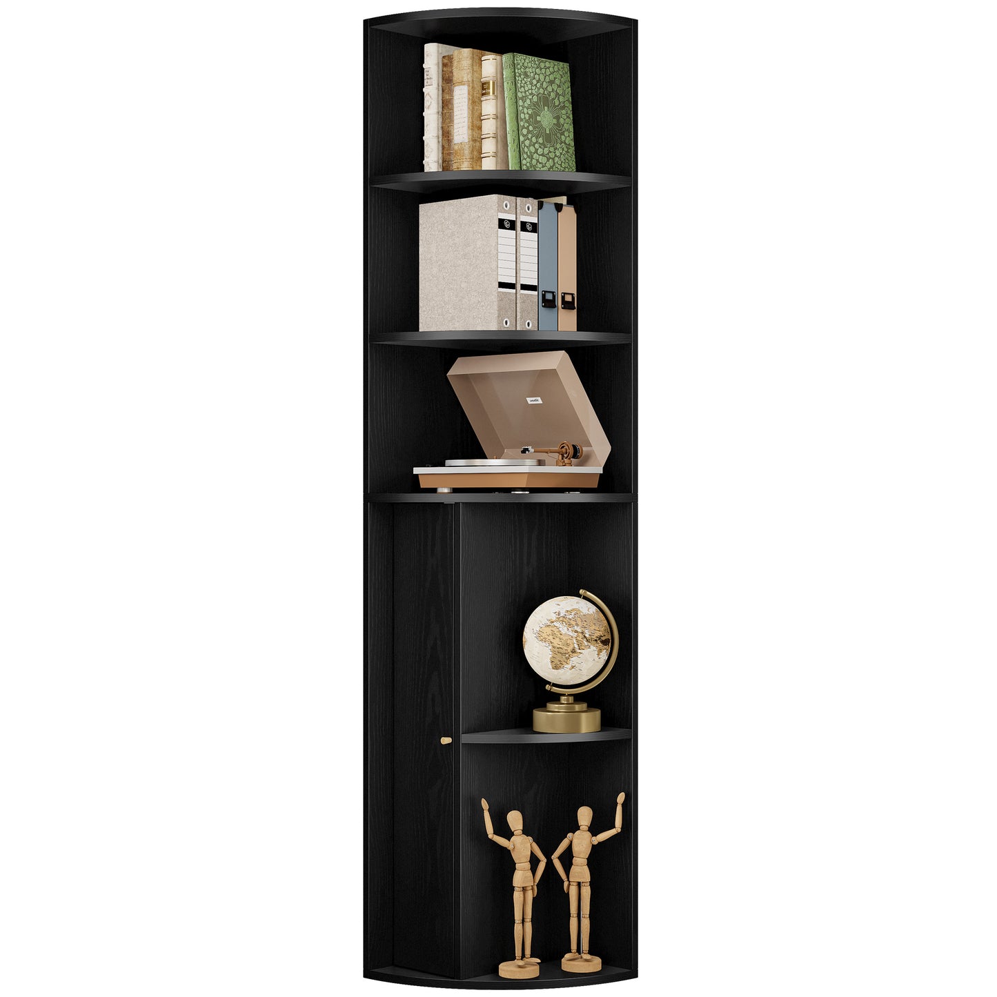 IRONCK 71 " Tall Corner Bookshelf