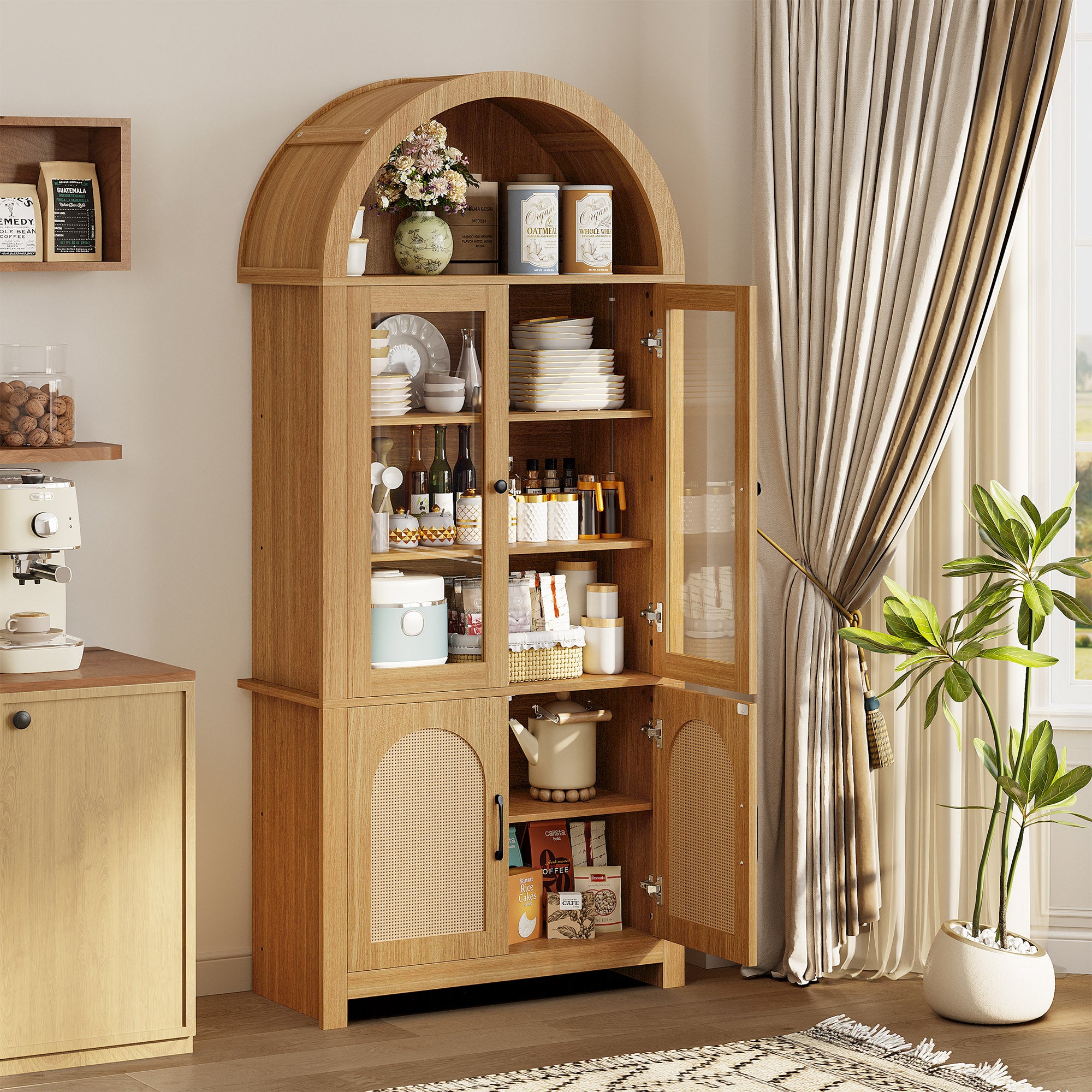 IRONCK Arched Pantry Cabinet