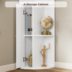 IRONCK 71 " Tall Corner Bookshelf