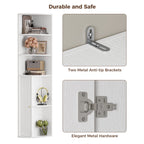 IRONCK 71 " Tall Corner Bookshelf