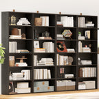 Vintage Black Bookshelves Set of 2