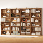 Vintage Brown Bookshelves Set of 2