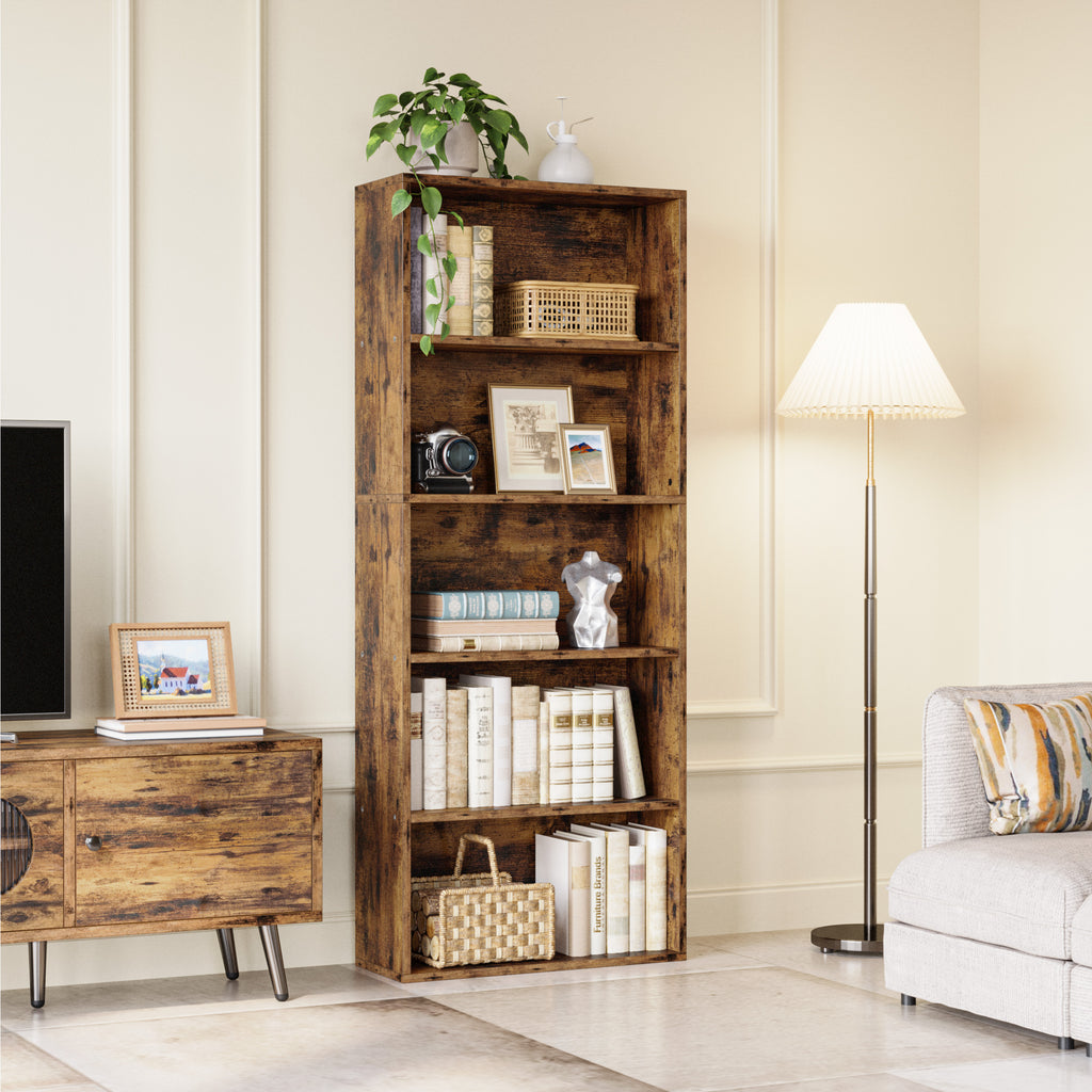 5 Tiers Bookshelf