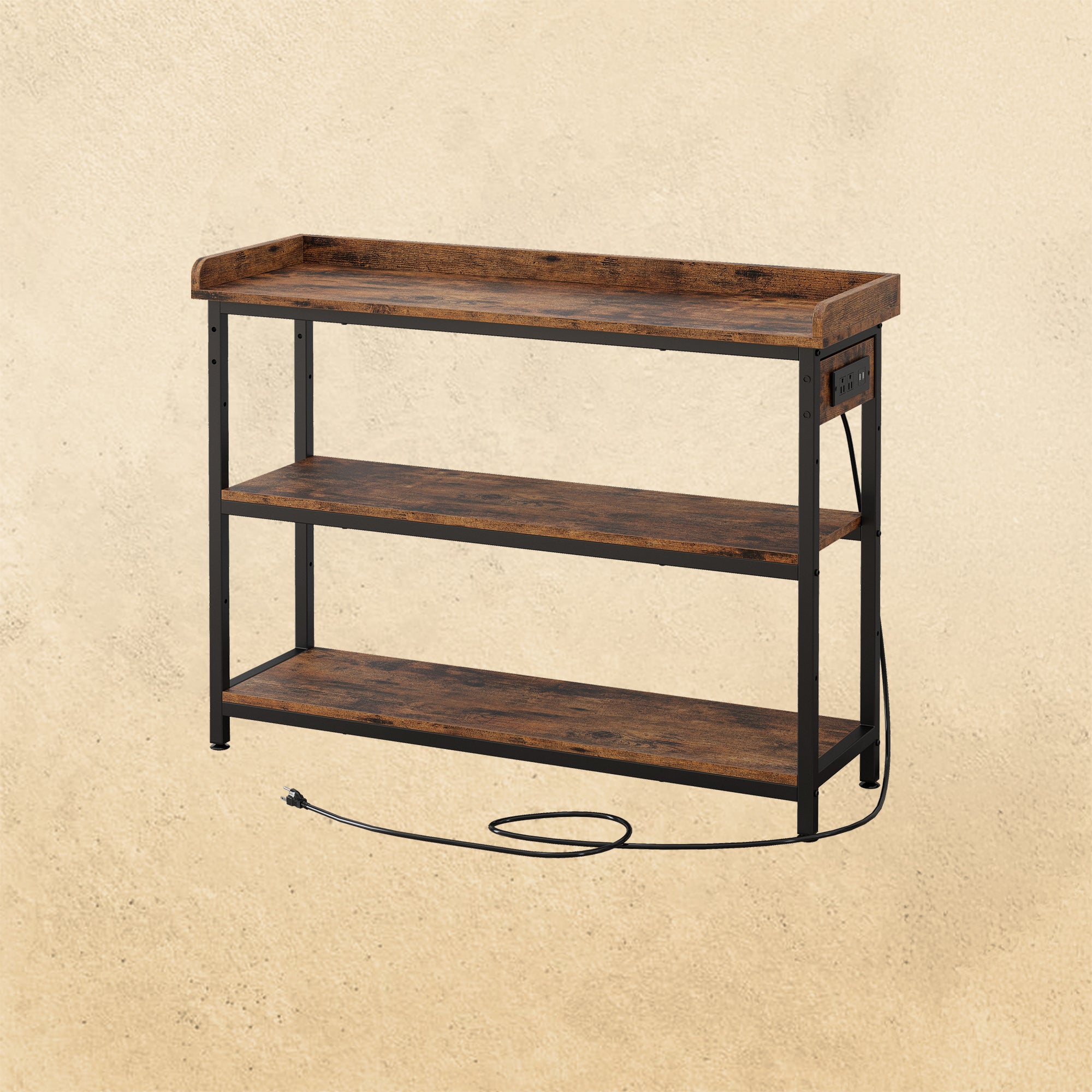 43" Console Table with Charging Station