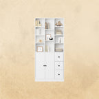 IRONCK 71" Tall Bookcase with 2 Doors