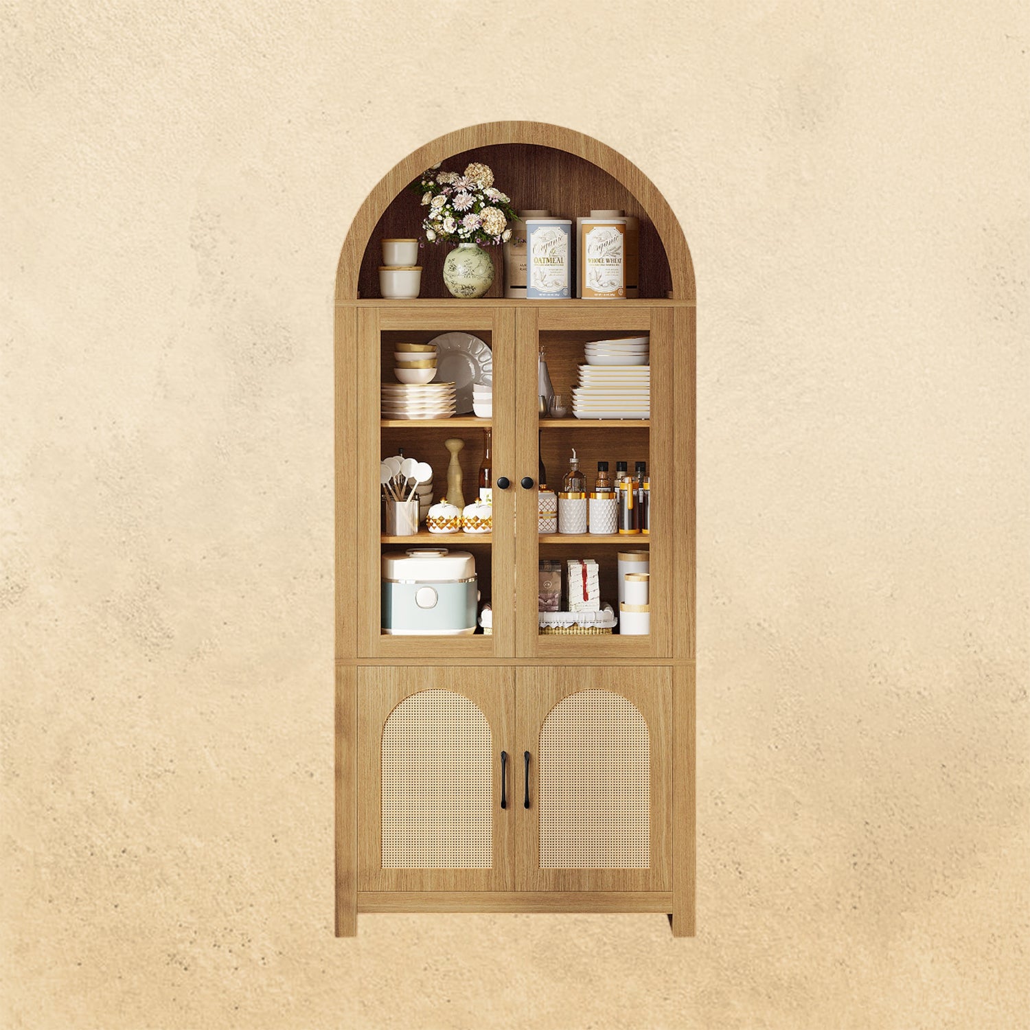 IRONCK Arched Pantry Cabinet