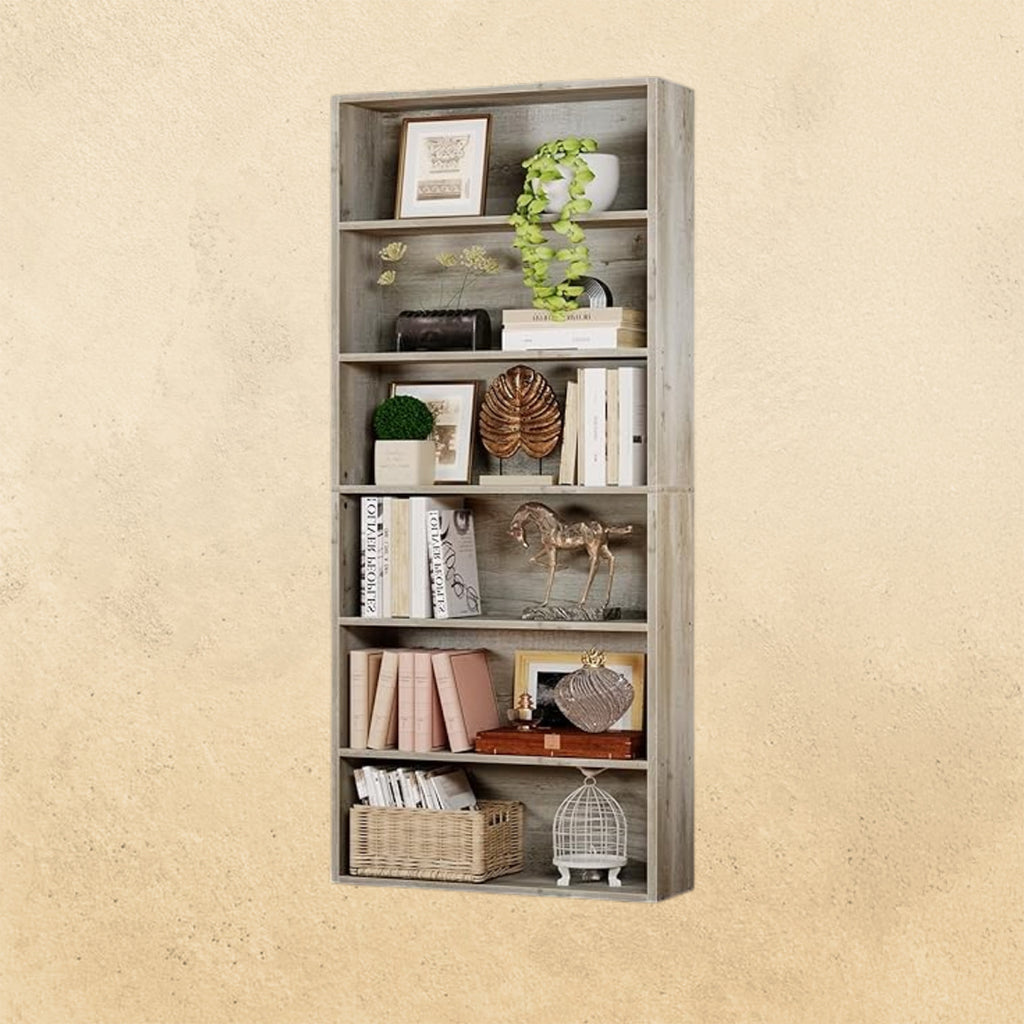 Floor Standing 6 Tiers Display Storage Shelves