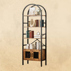 70.3" Tall Arched Bookshelf