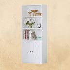 IRONCK 5 Shelf Industrial Bookshelves and Bookcases with Doors