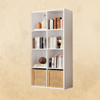 IROCNK 8-Cube Bookshelf, Horizontally & Vertically Reversible, White