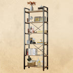 IRONCK Bookshelf 6-Tier Ladder Shelf 110lbs Display Shelf