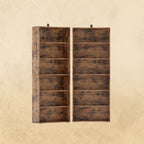 Vintage Brown Bookshelves Set of 2
