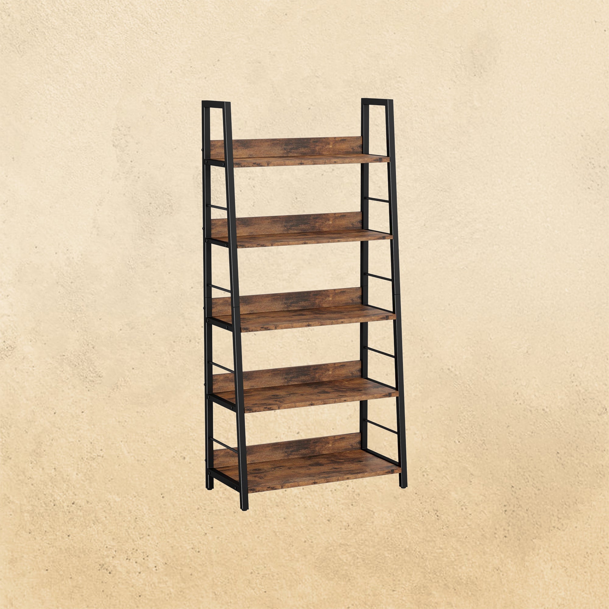 5-Tier Stylish Ladder Shelf
