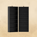 Vintage Black Bookshelves Set of 2