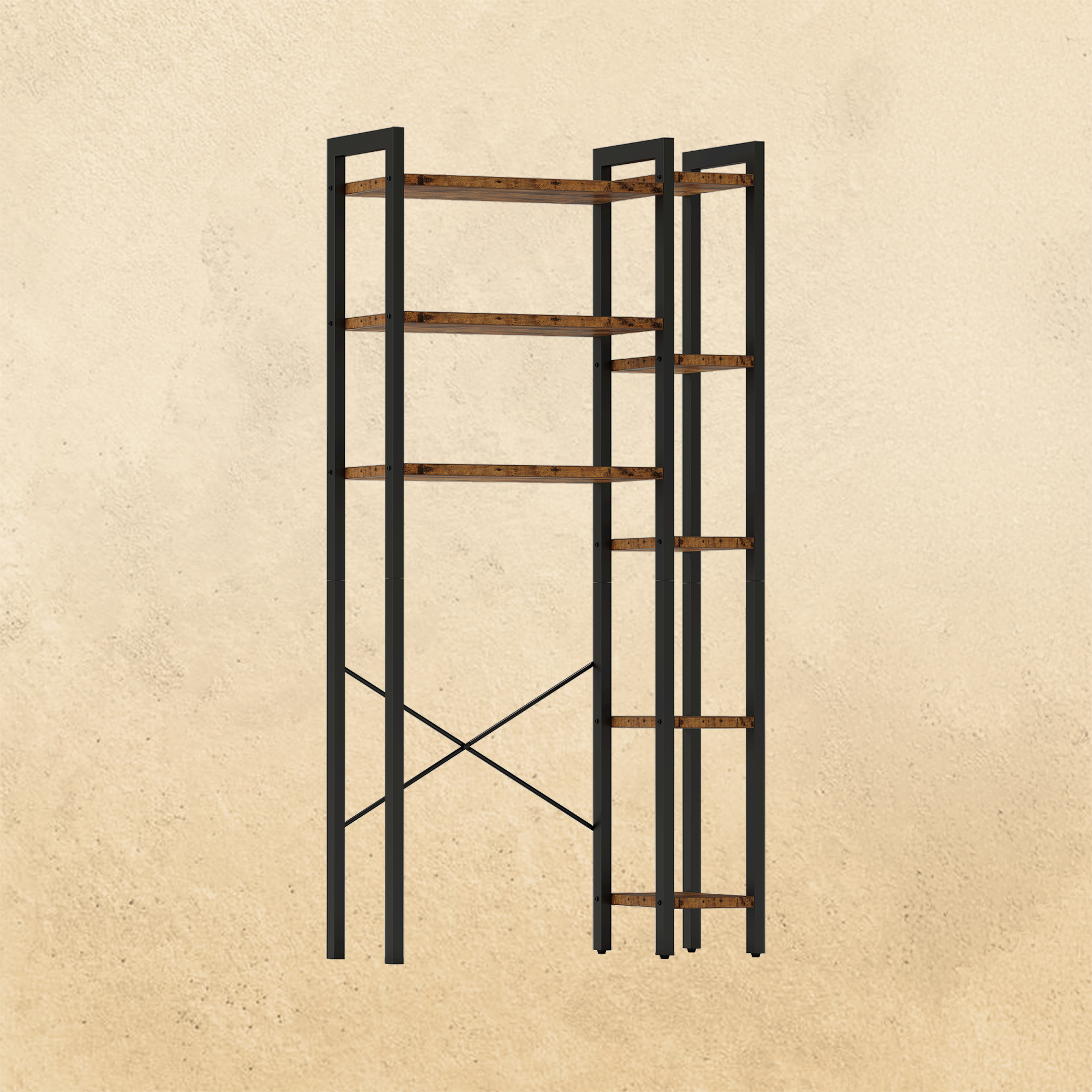 Bathroom Organizer Vintage Brown