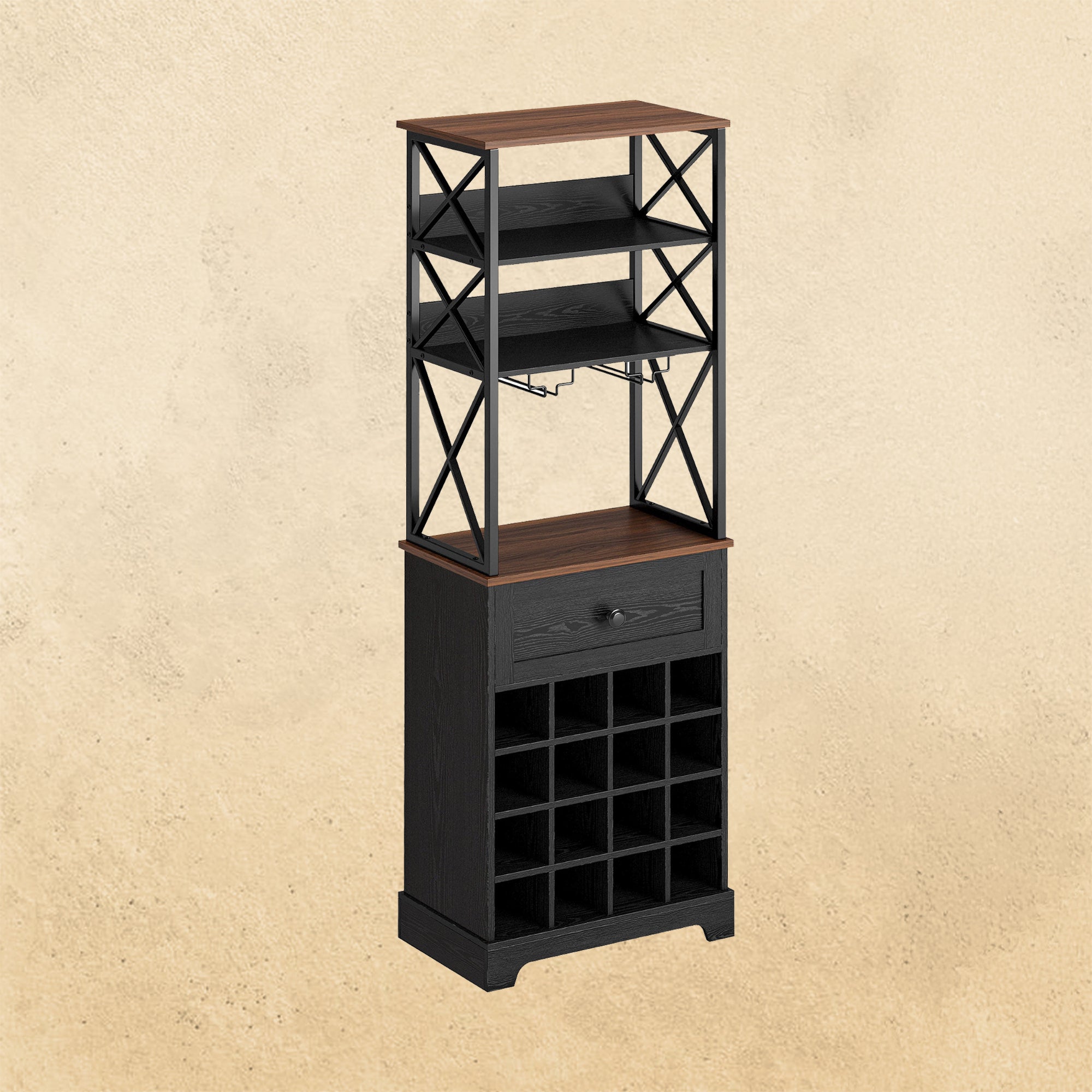 IRONCK 65" Industrial Bar Cabinet