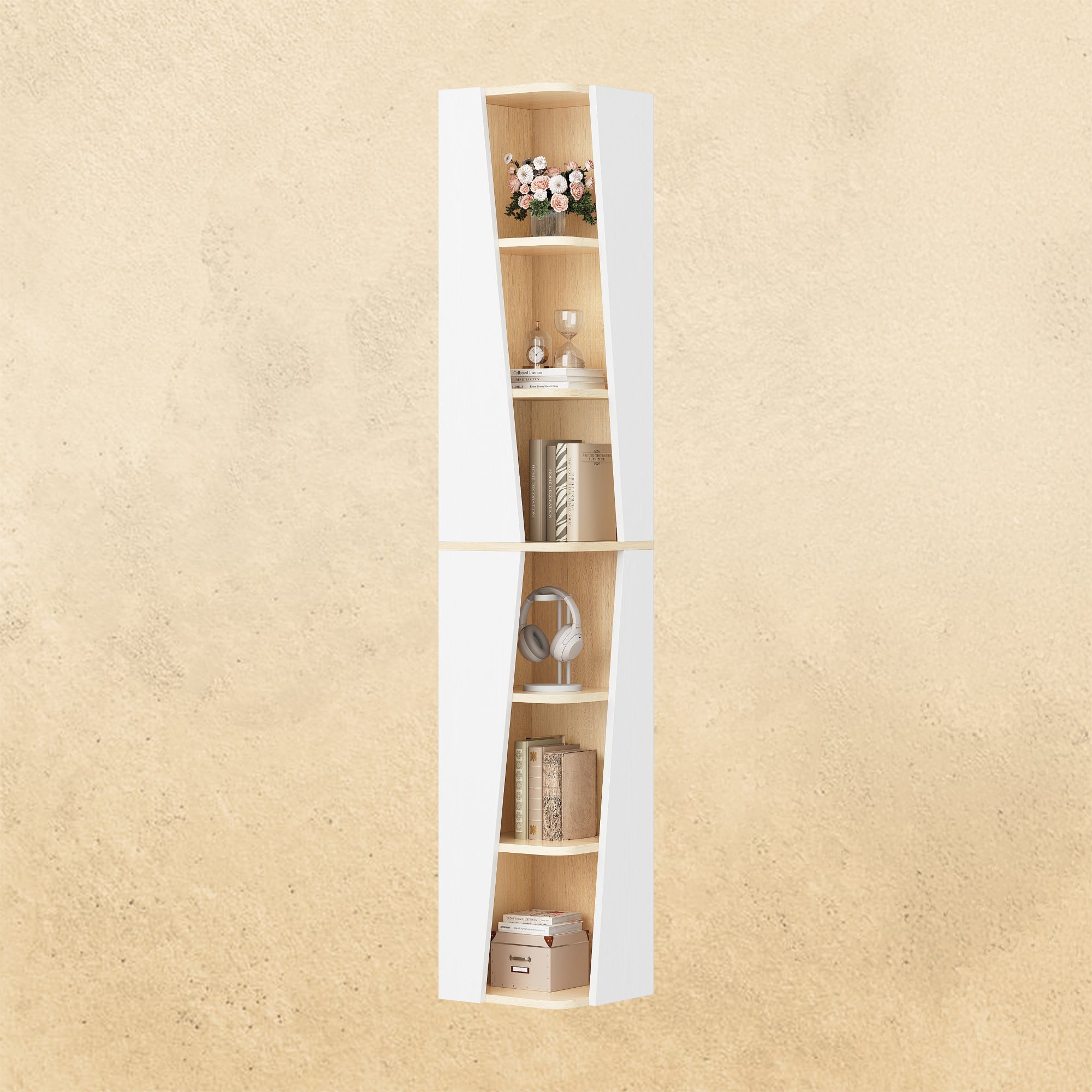 IRONCK 71'' Tall Corner Shelves