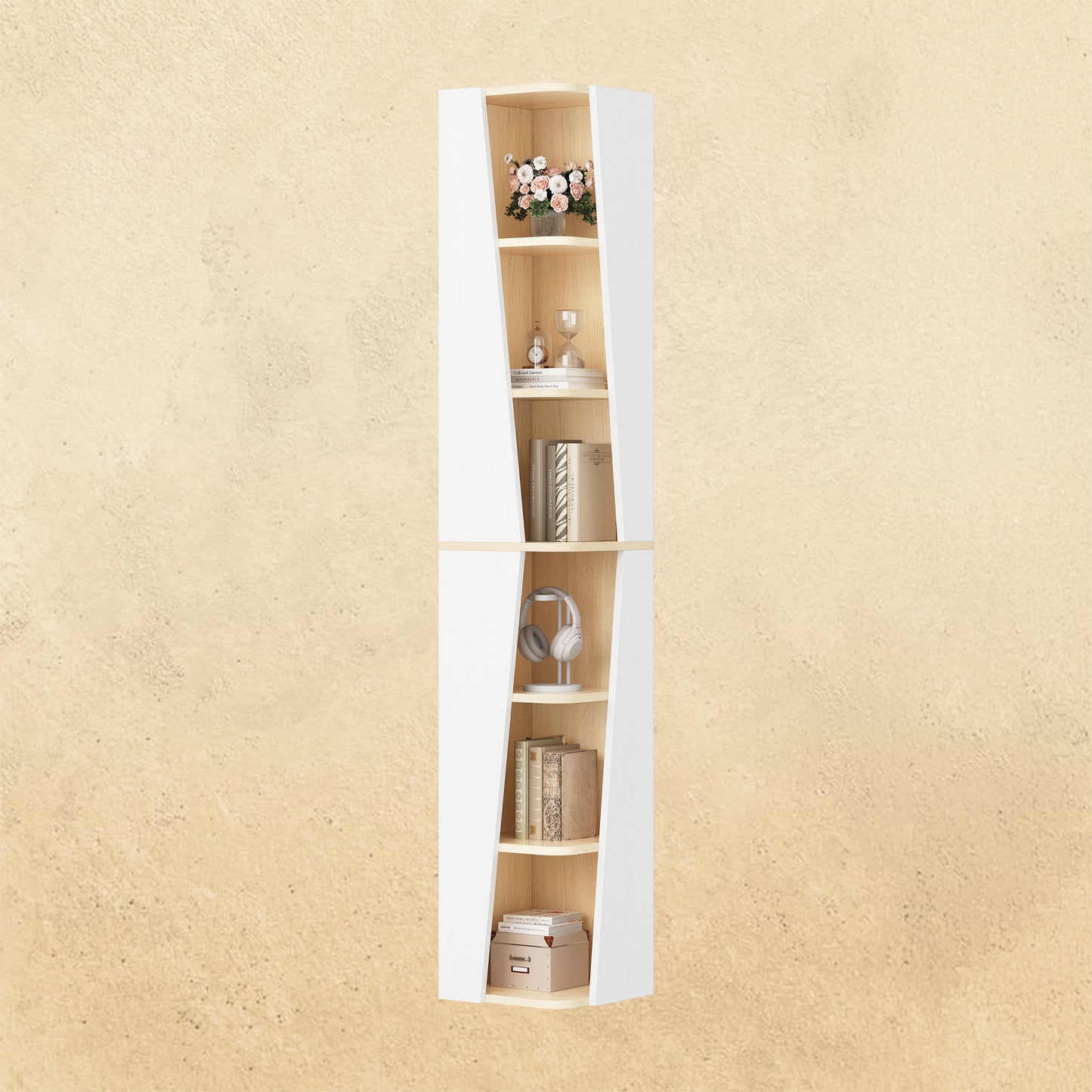 IRONCK 71'' Tall Corner Shelves