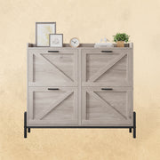 IRONCK Shoe Storage Cabinet with 4 Flip Drawers