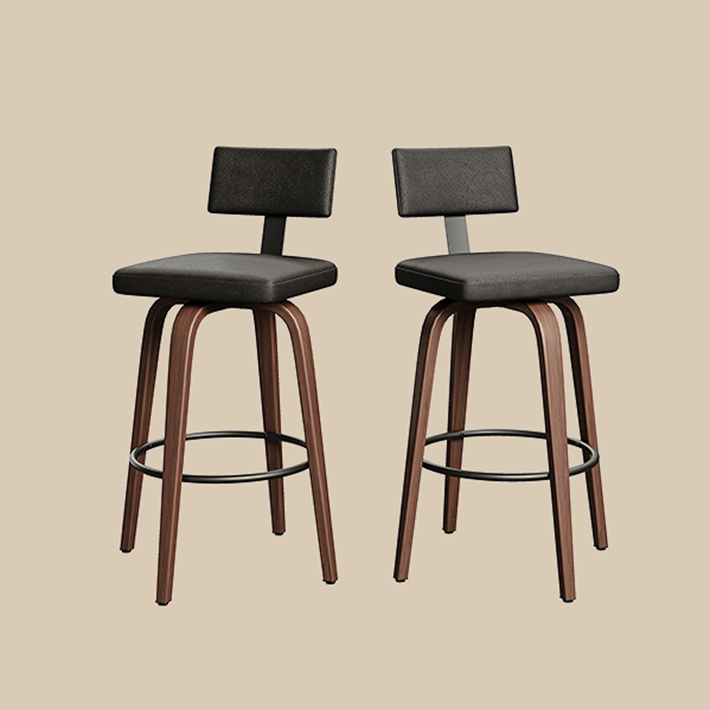 IRONCK Counter Height Bar Stools Set of 2