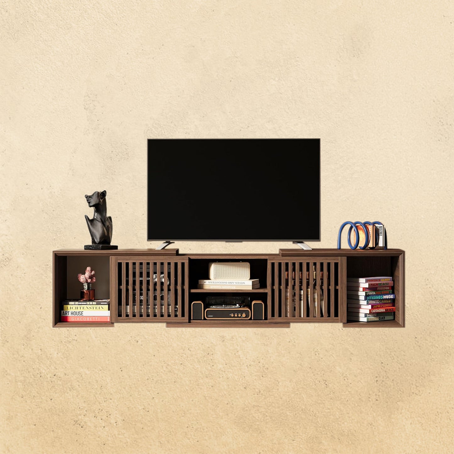 IRONCK Adjustable TV Stand for Living Room up to 75 Inches