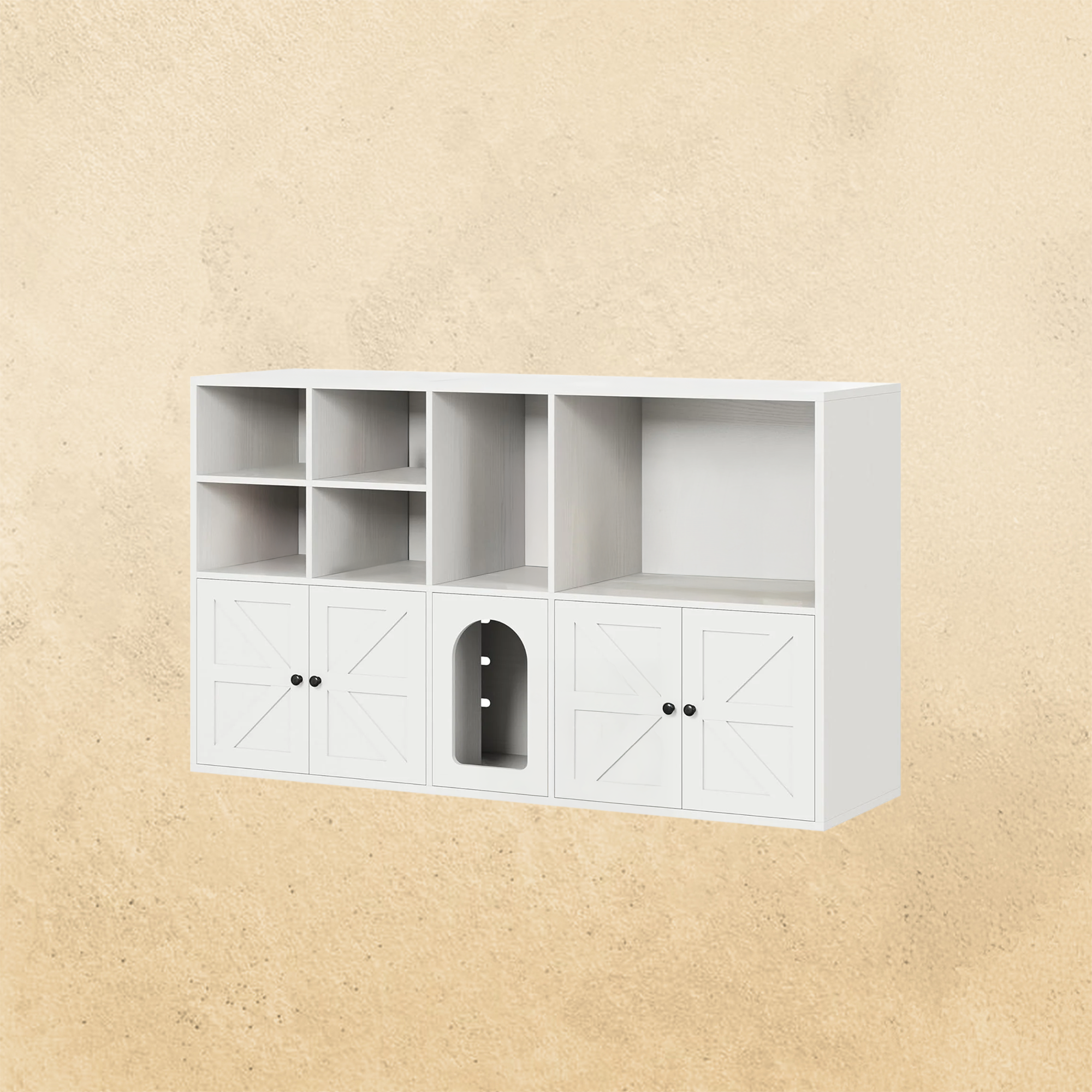 IRONCK Cat Litter Box Enclosure for 2 Cats