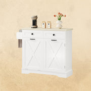 Bauernküchen-Aufbewahrungsschrank mit Mülleimer