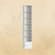 74,8 Zoll hohes, schmales Bücherregal