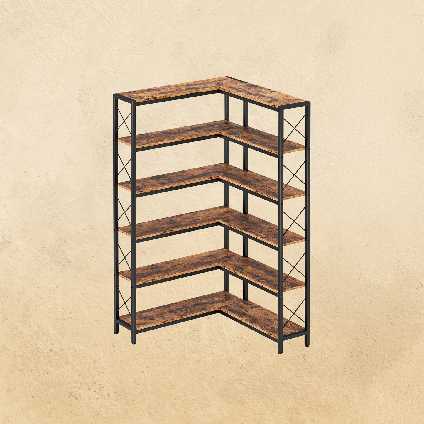 31.5"W Industrial Corner Shelf