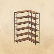 31.5"W Industrial Corner Shelf