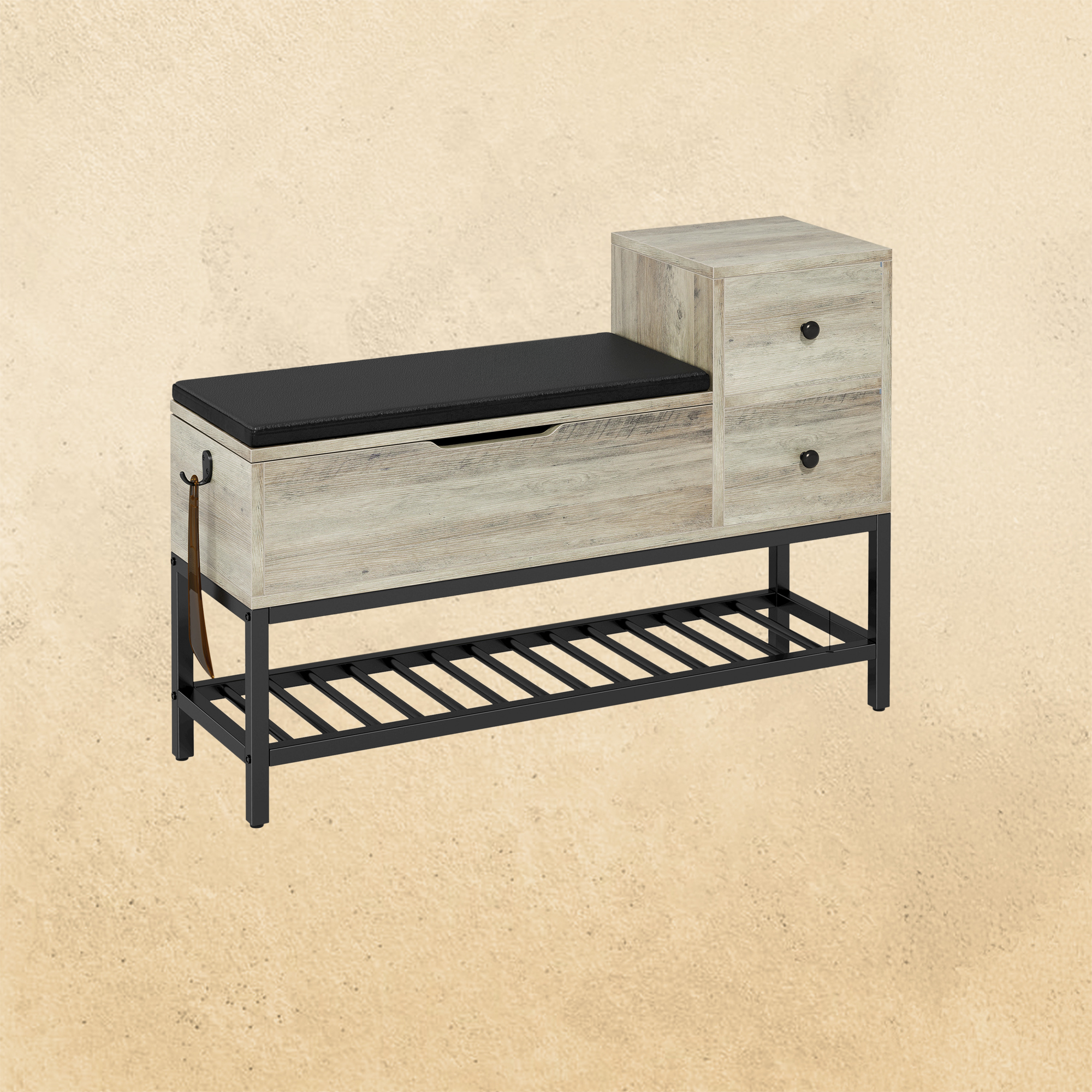 Entryway Bench with Storage