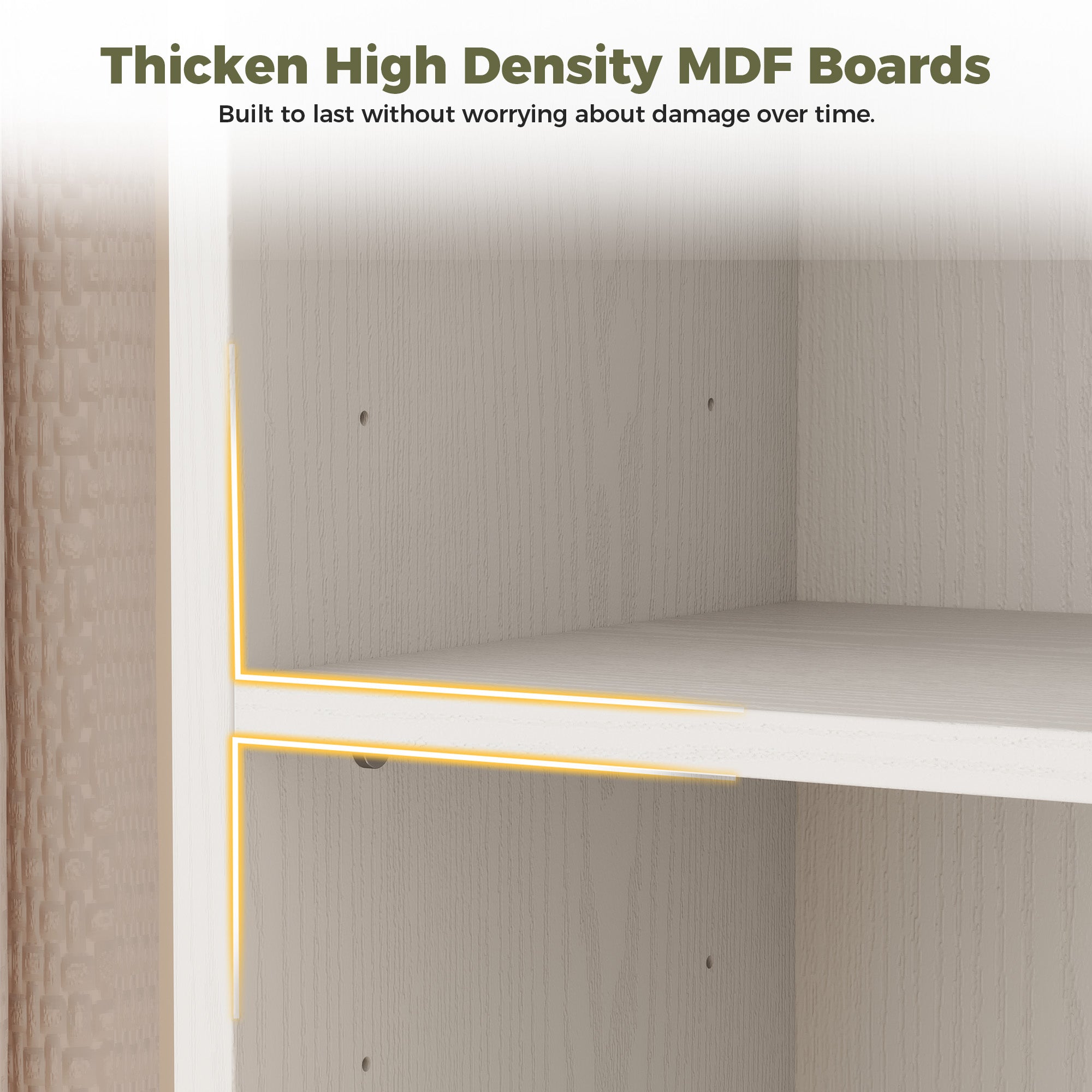 74.8" Tall Narrow Bookcase