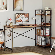 55‘’ Computer Desk with Power Outlet