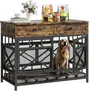 IRONCK 44 inch Large Dog Crate Furniture
