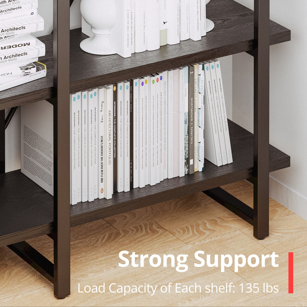 Double Wide Home Decor Display Shelf