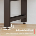 Double Wide Home Decor Display Shelf