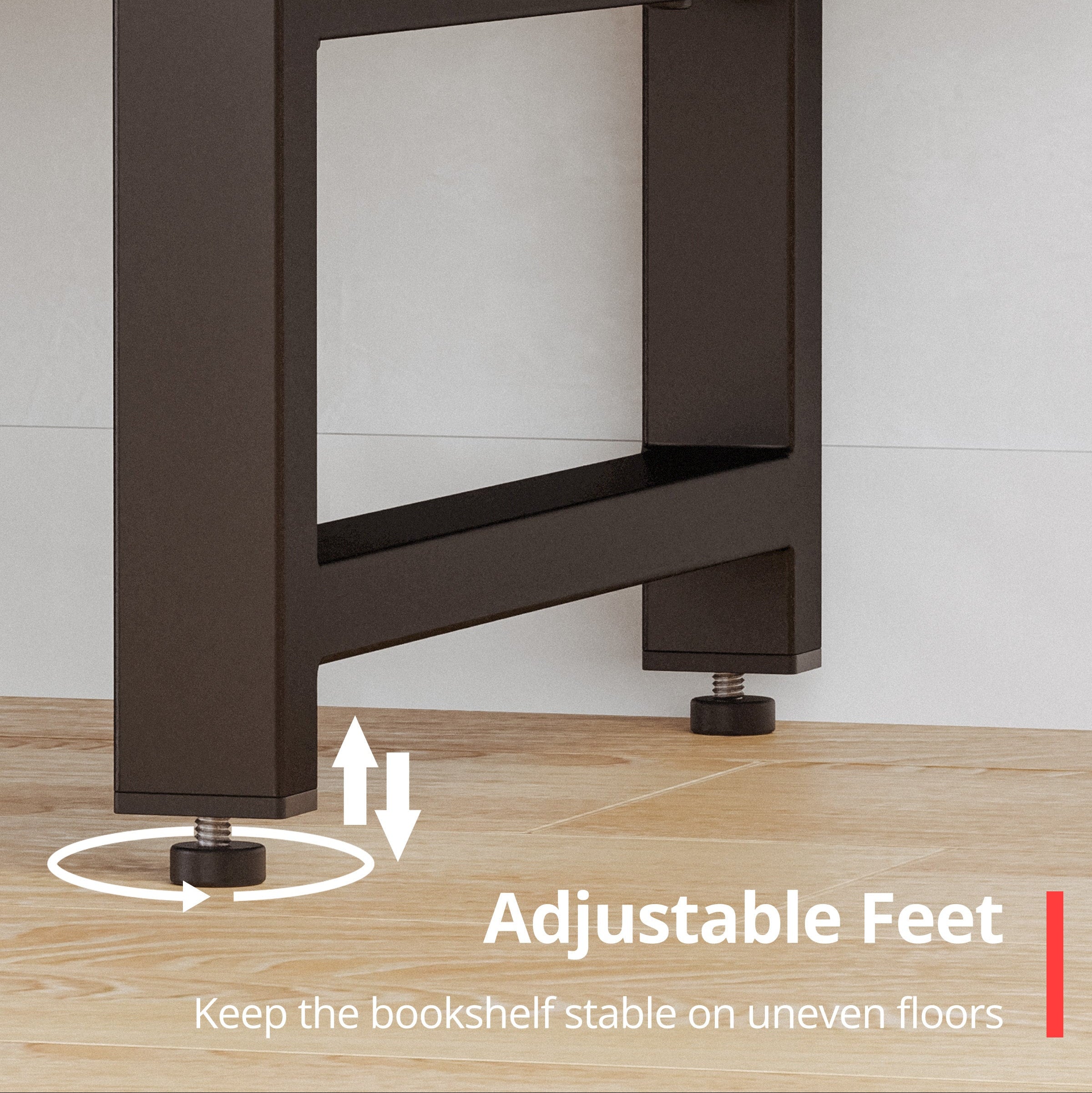 Double Wide Home Decor Display Shelf