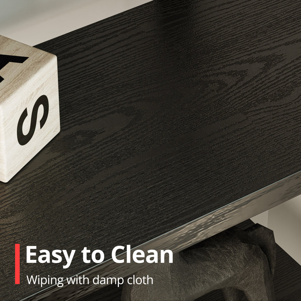 Double Wide Home Decor Display Shelf
