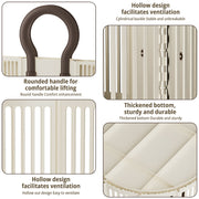 Foldable Toy Basket with Portable Handle